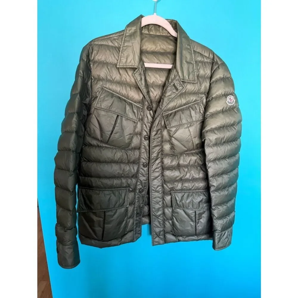 Moncler Norme Afnor G32-003 Vintage Style Shirt Jacket Size 4